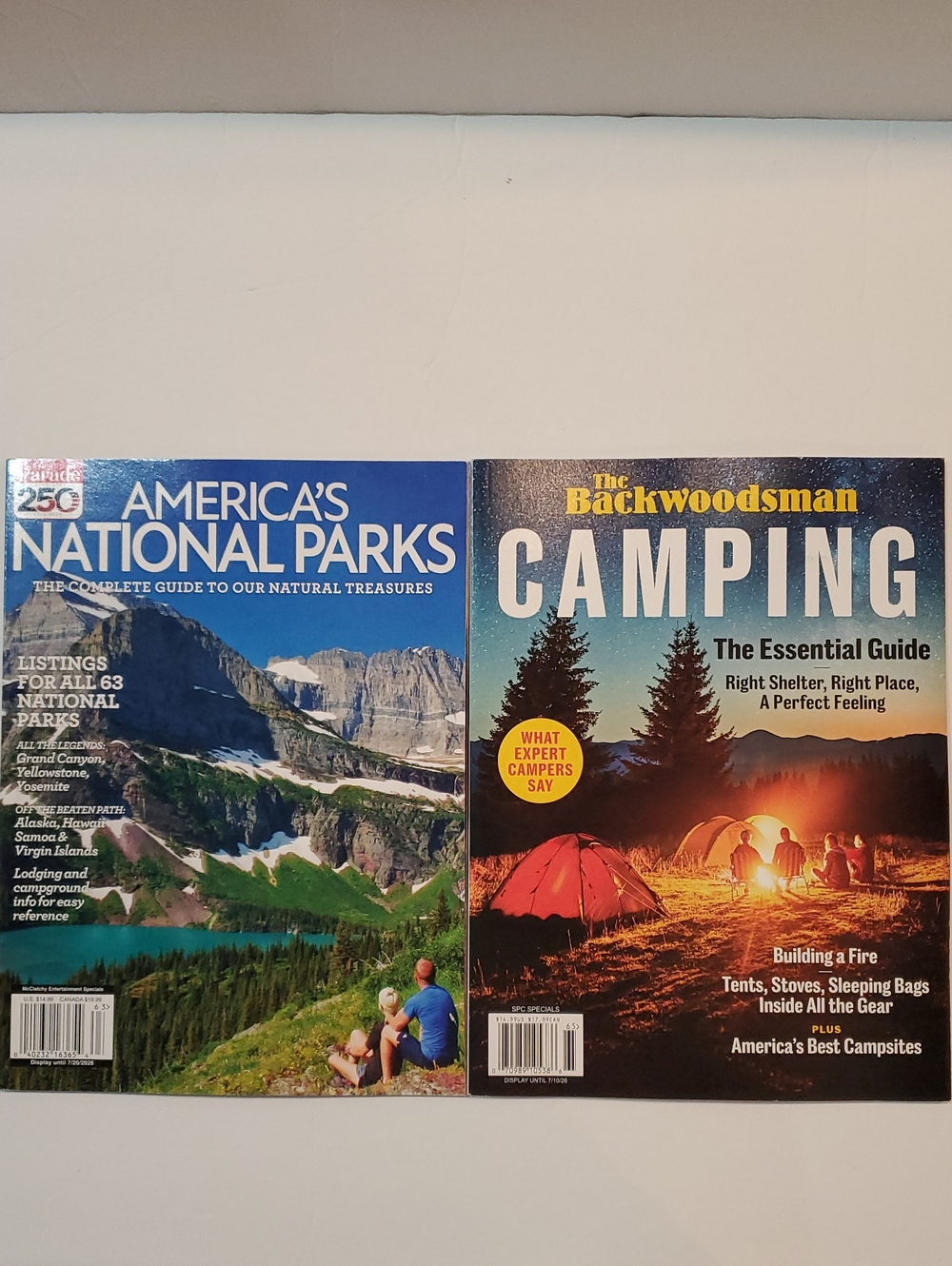 America's National Parks Magazine And Camping Magazine Lot Of 2 Magazines
